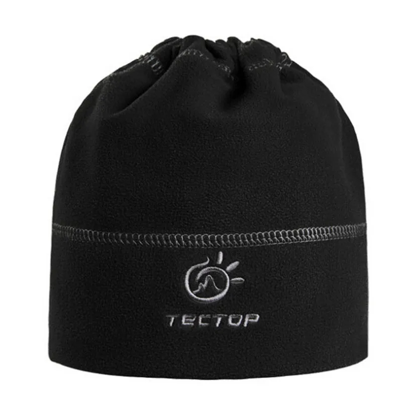 

INDJXND Winter Multifunction Unisex Skullies Brand Beanies Women Warm Fleece Embroidery Men Cap Pure Color Hats Sport Cap M045