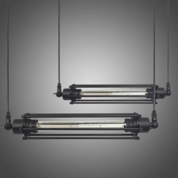 Loft American style rural industrial wind pendant antique creative personality bar lantern lantern flute lamp