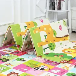 Складной Игровой коврик 180x200 см ребенка играть мат Xpe головоломки развивающий коврик Tapis Enfant ребенок ковер увеличение ребенка комната