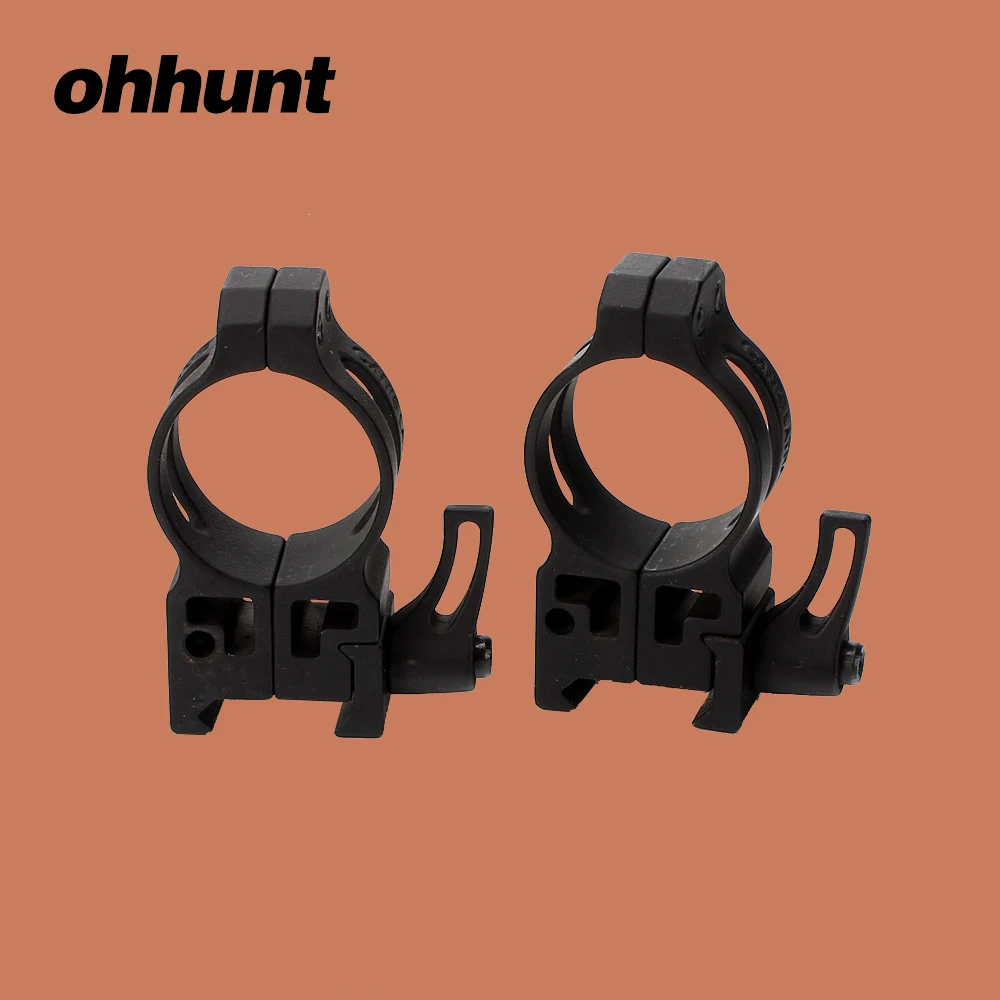Ohhunt 30 мм 2 шт. Quick Release область Кольца High Profile 20 Пикатинни литой Сталь тактический