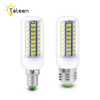 

TSLEEN 6Pcs bombillas led 7W/9W/12W/15W/20W/25W WARM COOL WHITE 5730 SMD LED LAMP CORN BULB LIGHT 110V 220V E27 B22 GU10 E14 G9