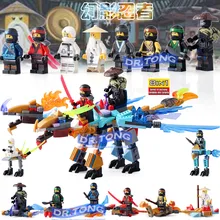 80 шт./партия фигурки ниндзя SY671 Sensei Wu Lloyd Jay Kai Nya Cole Zane Garmadon строительные блоки модель кирпича игрушка для детей