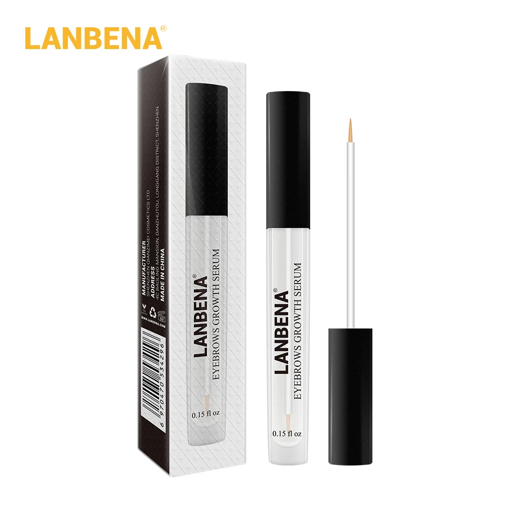 

LANBENA Eyebrow Growth Serum Longer Fuller Thicker Nourishes Eyebrow Enhancer Eyelash Fast Powerful Hair Growth Make Up Beauty65