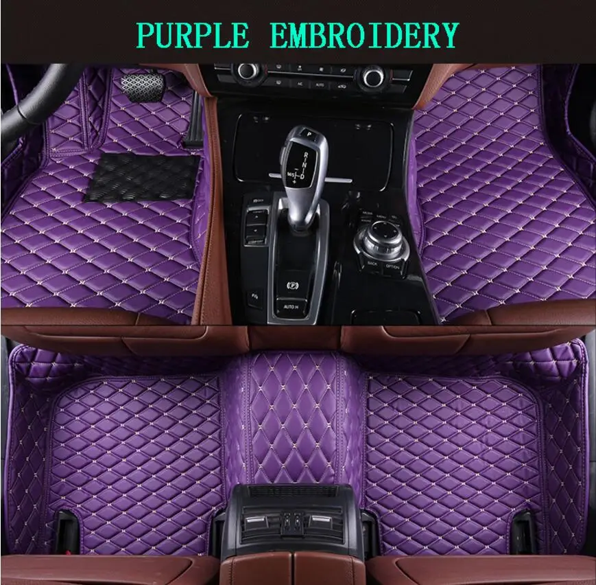 

JINGHANG Auto Floor Mats For Renault Koleos 2009-2015 Foot Carpets Car Step High Quality Brand New Embroidery Leather Mats