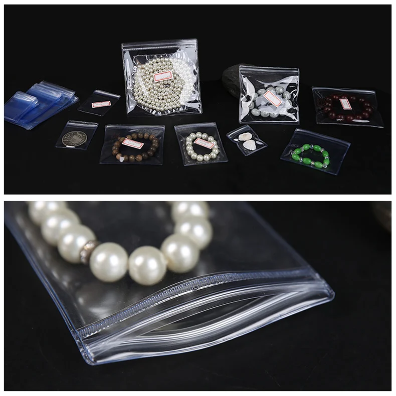 1 Jewelry,agate,package,storage,Pvc,Transparent,zipper,Self-styled,seal,ziplock,Ring,pearl,bracelet,necklace,bead,Anklet,earring,earring,Beads,,Coin gold coin (3)