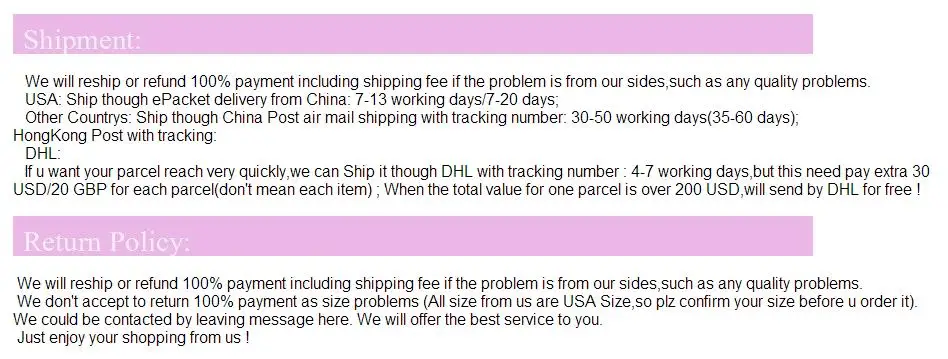 shipping policy 