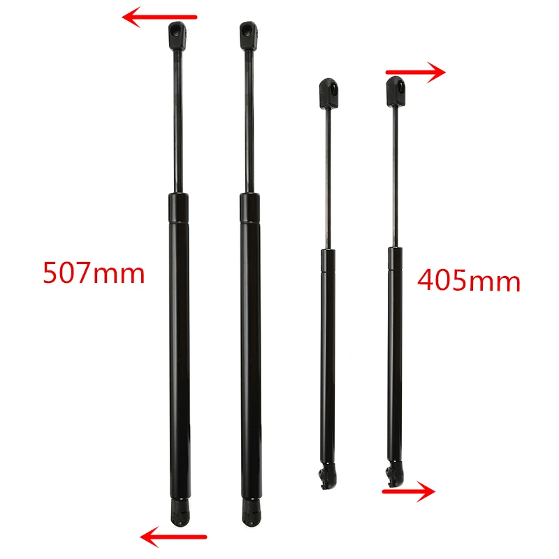 Najtaniej 4 sztuk zestaw Strut bary wsparcie sprężyna gazowa dla radar nawigacyjny do nissana R51 2005 2012 tylne okno klapa Boot Struts wsparcie