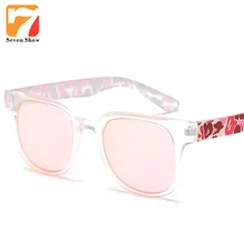 Fashion Square gafas de Sol de Las Mujeres Diseñador de la Marca Transparente Steampunk Gafas de Sol Para Damas Espejo Shades Gafas De Sol Feminino