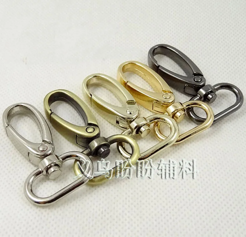 (4 pieces/lot) bag accessories. 25mm metal hooks. Handbag metal hook