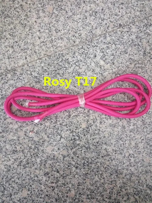 10m a lot fabric electrical cable Electric cable retro 20.75 textile woven mesh cable wire and the color blue of power lines (34)