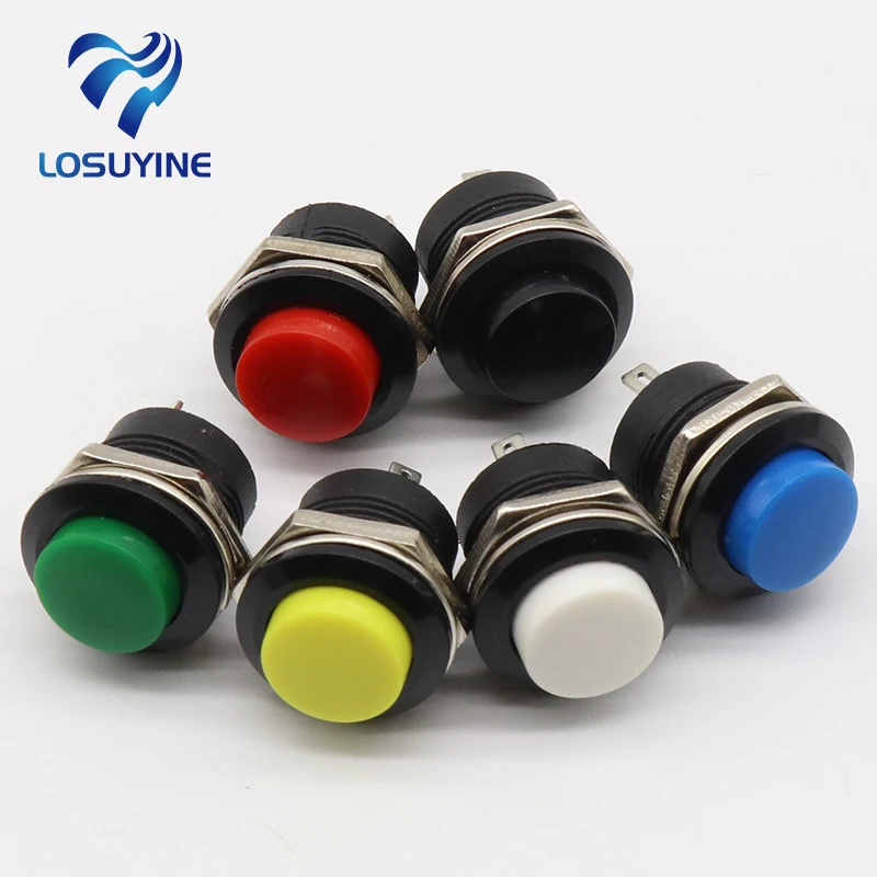 

momentary push button switch OFF-(ON) 16mm