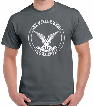 

New 8 Colors Round neck T shirt European Style in soft cotton tees Selous Scouts Rhodesian Army Urban Kpop Tee Shirts