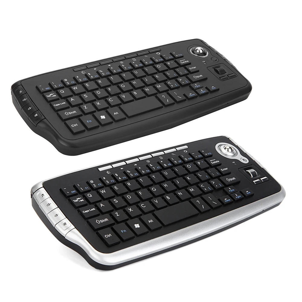 

E30 2.4GHz Wireless Keyboard Andriod TV w/ Trackball Mouse Scroll Wheel Remote Control for Android TV BOX Smart TV PC Notebook