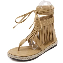 Gladiator Sandals Woman summer Sexy Cross-tied Lace up Women Boots Sandal Shoes