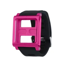 Nouvelle Arrivée En Aluminium Mix Silicone Case Multi-touch Bande de Montre Pour iPod Nano 6/6e Fabuleux Dropship CLAUDIA