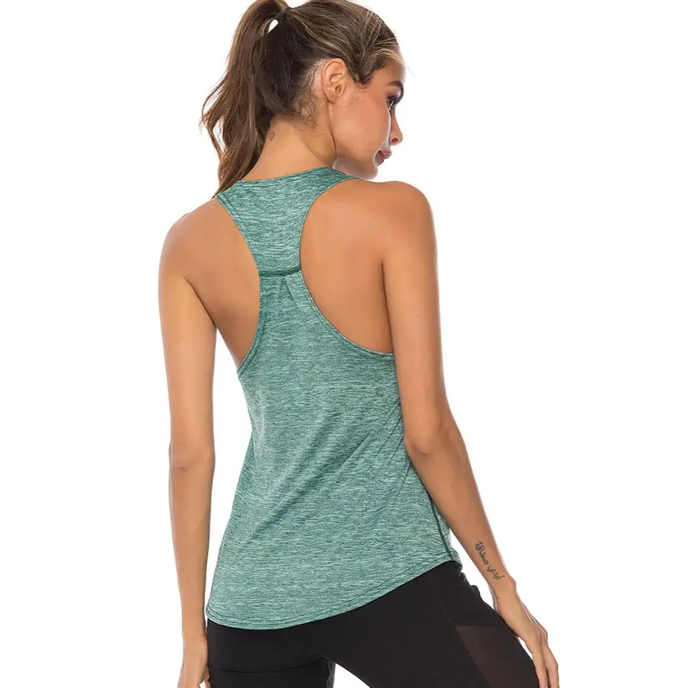

Lady Basic Relaxed Loose Fit Super Soft Quick Dry Active Performance Jogging Tank Tops
