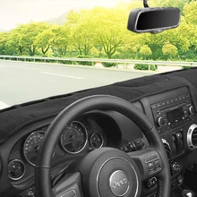 Dashmats аксессуары для стайлинга автомобилей крышка приборной панели для jeep wrangler Unlimited Sahara JK TJL-J8 2011 2012 2013