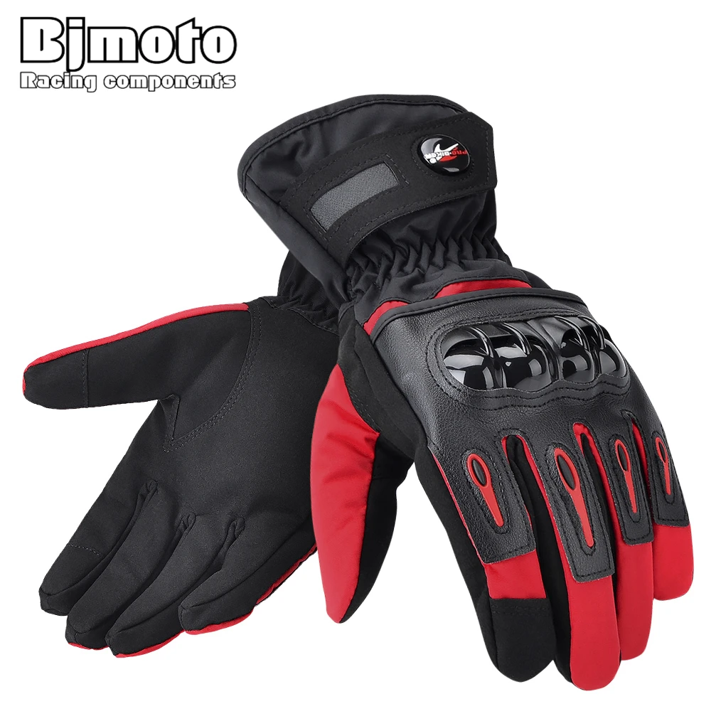 

BJMOTO Motorcycle Gloves Touch Screen Breathable Gloves Windproof Moto Gants Full Finger Motocross Protective Gears Guantes
