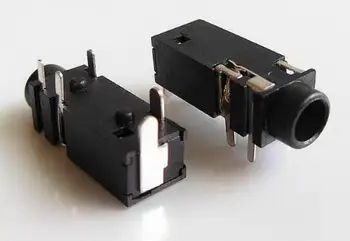 

10PCS 3.5mm Female Audio Connector 5 Pin DIP Headphone Jack Socket PJ-328A