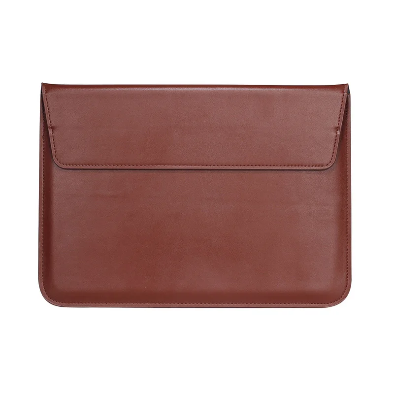 Universal Laptop Sleeve Bag Case For Macbook Air Pro 11 13 15 inch PU Leather Notebook Folio Case Cover Pouch Stand Holder (23)