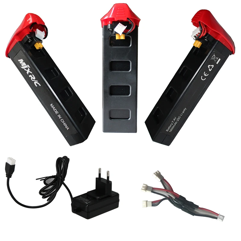 

New pattern 100% Original MJX B2W B2C High-quality Battery Capacity 1800mAh 25C RC Helicopter batteria di riserva Spare Parts