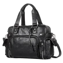 Высокое качество, мужские дизайнерские дорожные сумки, багаж, 14 дюймов, сумка для ноутбука, вместительная сумка на плечо, Повседневная сумка из искусственной кожи