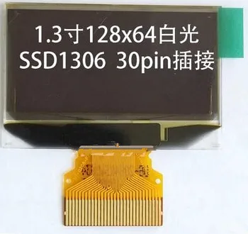 

1.3 inch 30P SPI White OLED Display Screen SSD1306 Drive IC 128*64 Plug-in 8Bit Parallel / IIC Interface