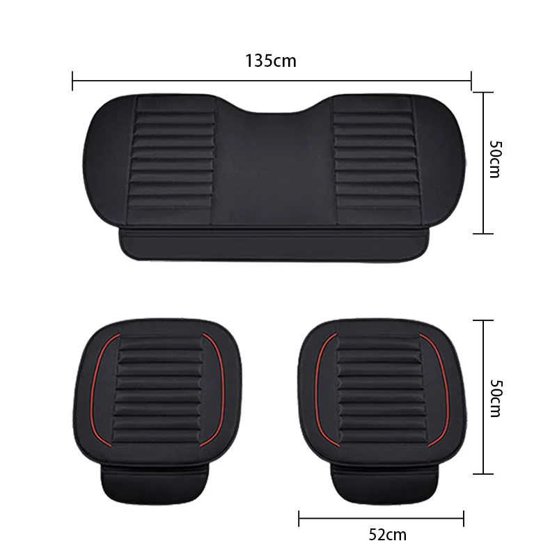 Automobiles Seat Cover Auto Accessories PU Leather Interior Car Seat Cover Four Seasons Universal Protector Storage Seat Cushion