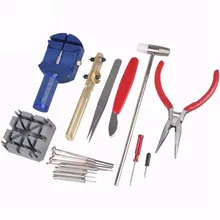 Shellhard 16 шт./компл. часы наручные часы Инструменты для ремонта часы Чехол комплект открывалка приспособление для удаления внутреннего стерженя с Чехол