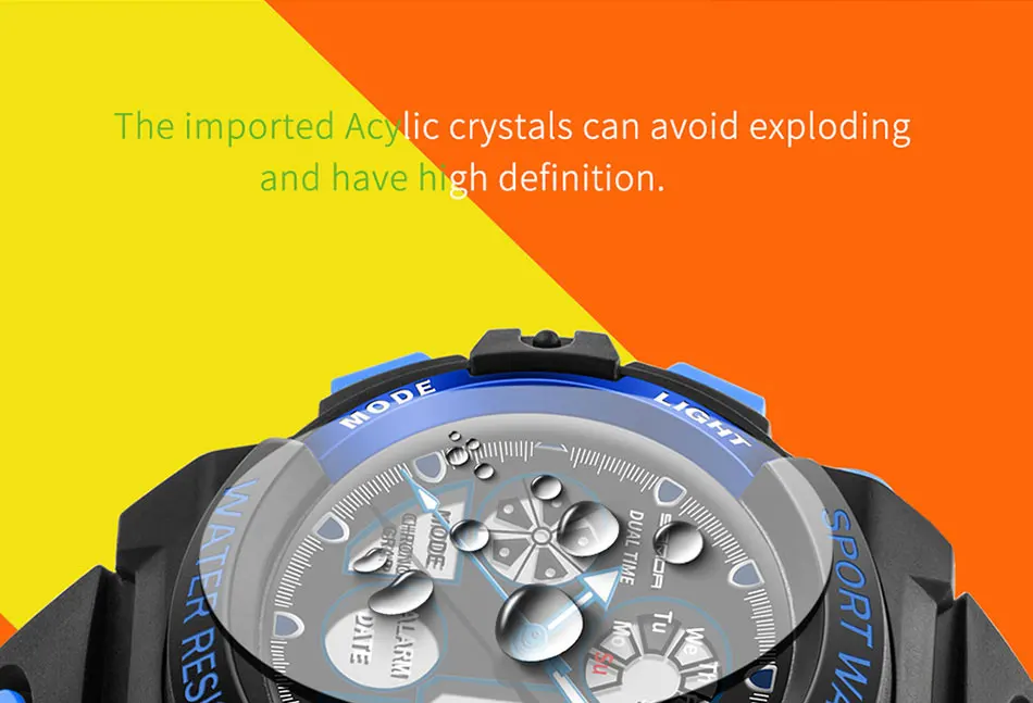 SANDA детские спортивные часы модные детские многофункциональные кварцевые цифровые часы для мальчиков и девочек непромокаемые наручные