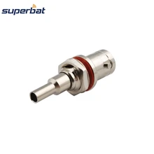 Superbat 10 шт. 75 Ом РЧ BNC коаксиальный разъем обжимной Штекерная перегородка уплотнительное кольцо для кабеля RG179, RG174, RG316, LMR100