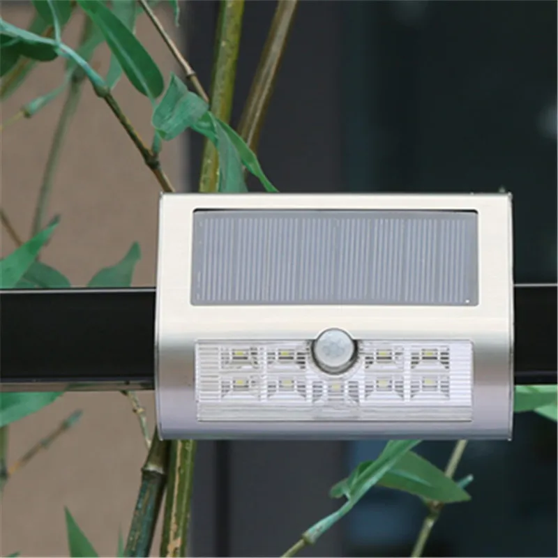 

Super Bright Solar Wall Lamp Outdoor Garden Fence Gate Park Courtyard Lighting Waterproof Human Sensor Sunlight Control Lights