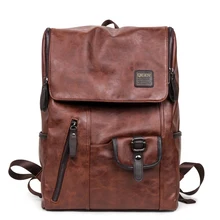 QIGER, рюкзаки из искусственной лакированной кожи в западном стиле, модная сумка для мужчин, ноутбук и повседневные дорожные сумки Mochila