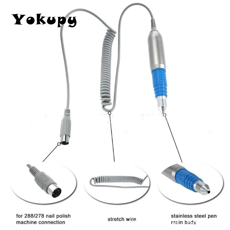 

Professional 25000RPM Nail Drill Handle Handpiece Pen For Electric Drills Manicure Pedicure Machine File Parts Accessories