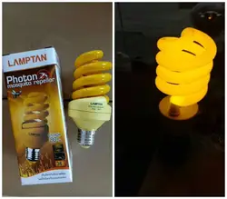 E27 AC 220 В желтый высылать Отпугиватель комаров световых волн энергосбережения домашние лампы спирали эффективнее репелленты спираль лампы