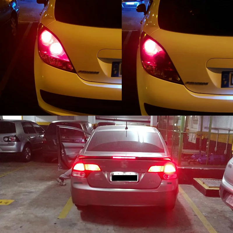 Светодиодсветодиодный лампы 1157 BAY15D P21/5W 140W для заднего хода автомобиля задний