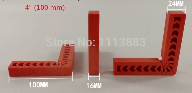 Набор из 4 шт. зажимных квадратных, высокопрочного инженерного пластика, "(100 мм) или 6"(150 мм) для вас на выбор