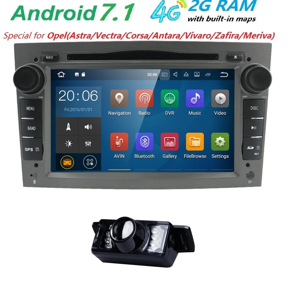 HD 1024x600 QuadCore 4G WIFI RAM 2GB Android 7 1 PC font b Car b font