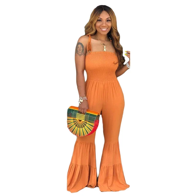 orange womens jumpsuit