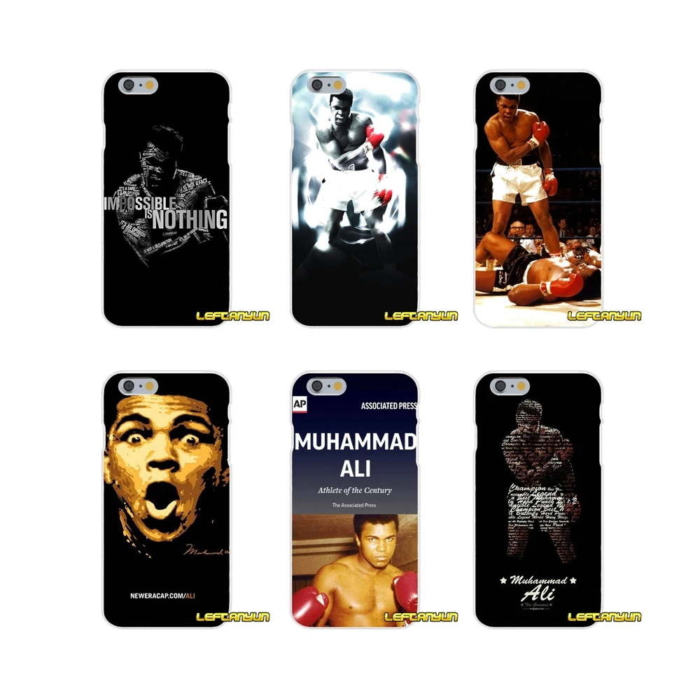 

Muhammad Ali Box King Soft Silicone phone Case For iPhone X 4 4S 5 5S 5C SE 6 6S 7 8 Plus