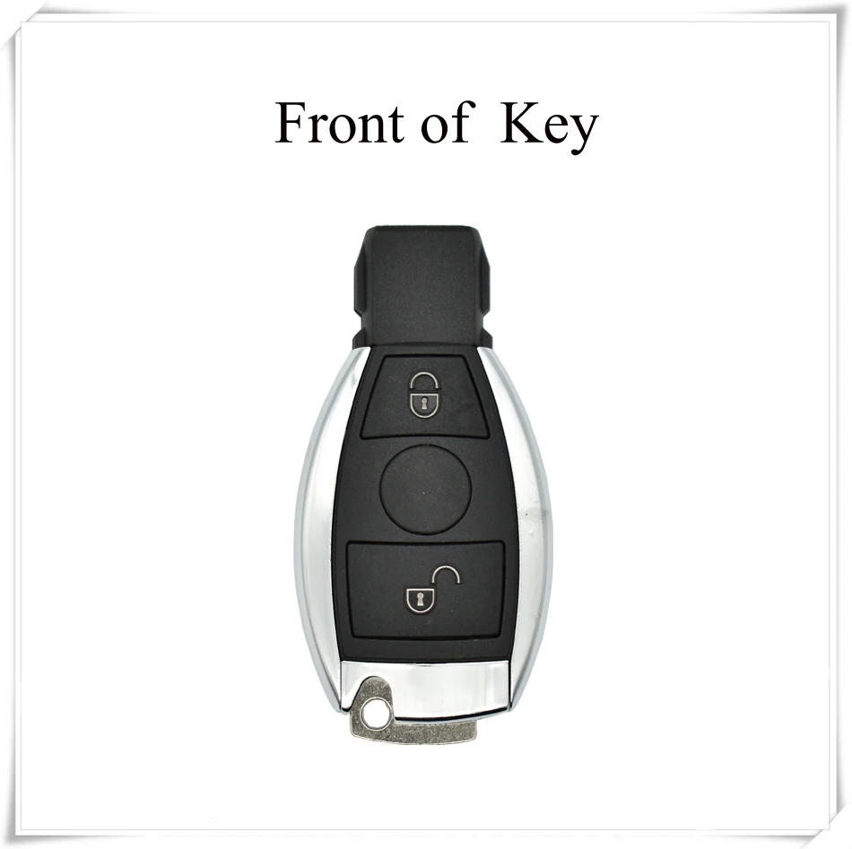 DJBFANDEA 2 кнопки дистанционного ключа автомобиль Smart Key Fob BGA Стиль 315 мГц/433 мГц для Mercedes Benz E S G CLK SLK ML класса 2000