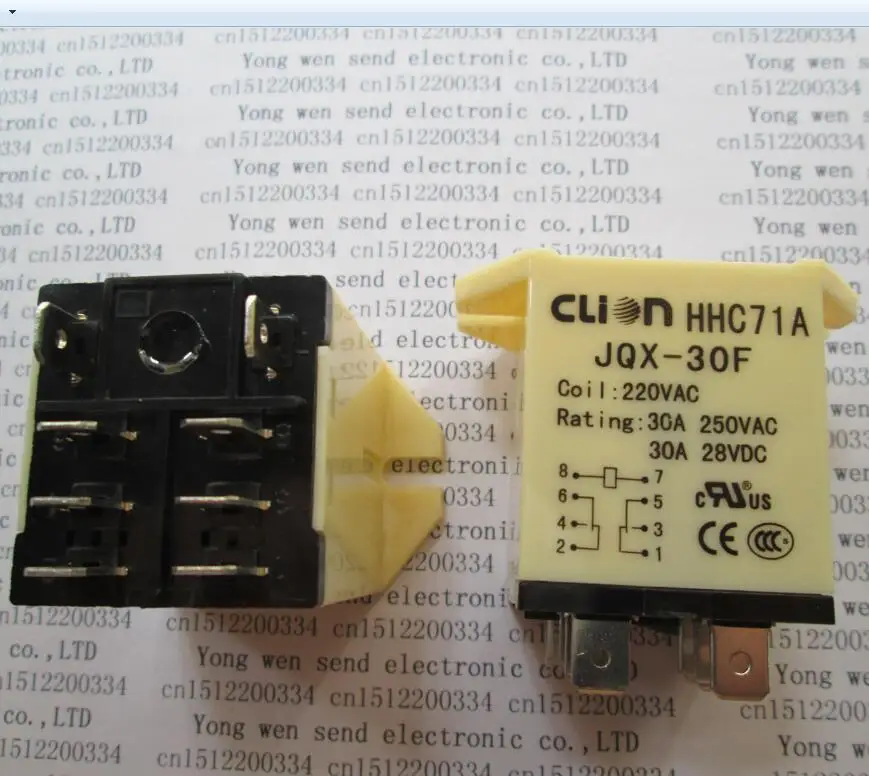 Горячая новинка реле Φ HHC71A JQX 30F 220VAC 2Z 30A 8pin|jqx-30f 2z|30a relayrelay 30a |