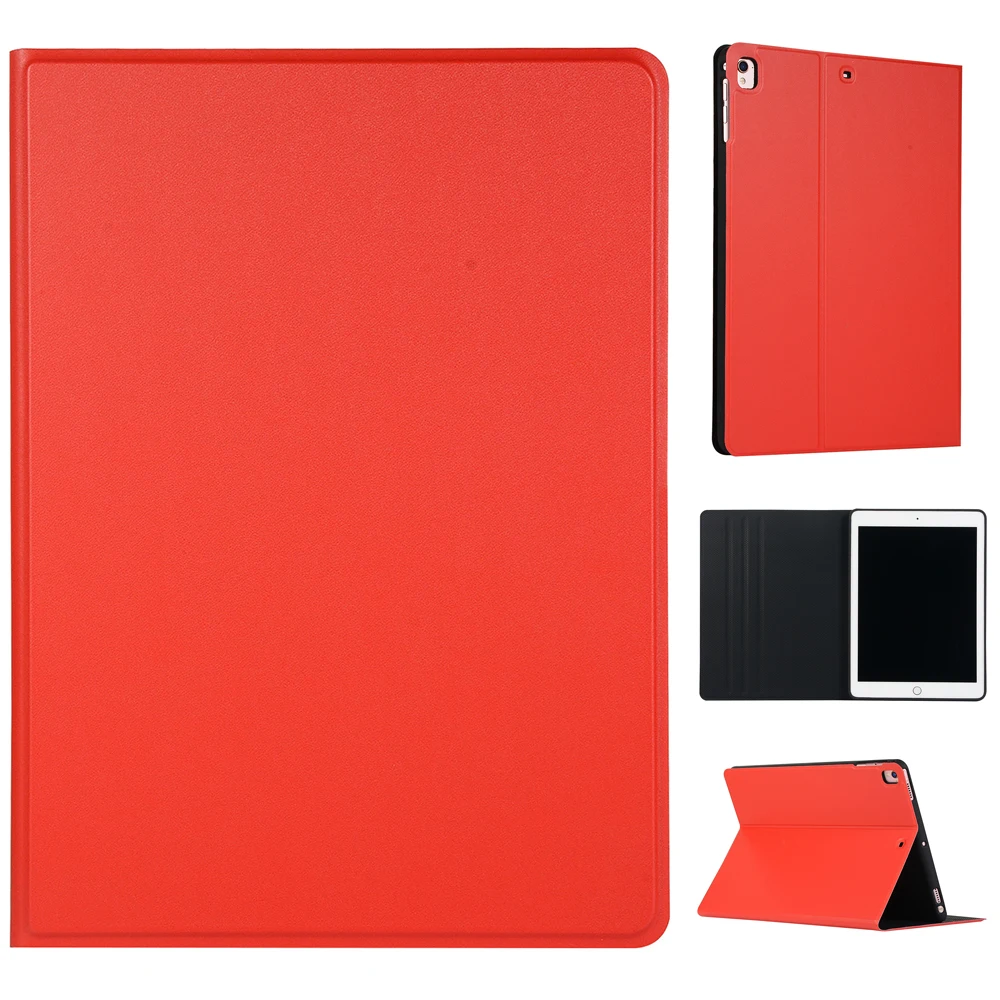 Магнитный чехол для iPad 9,7 дюймов Air 1 Air 2 Чехол из искусственной кожи флип смарт-Стенд чехол для iPad Pro 9,7 противоударный чехол - Цвет: Red
