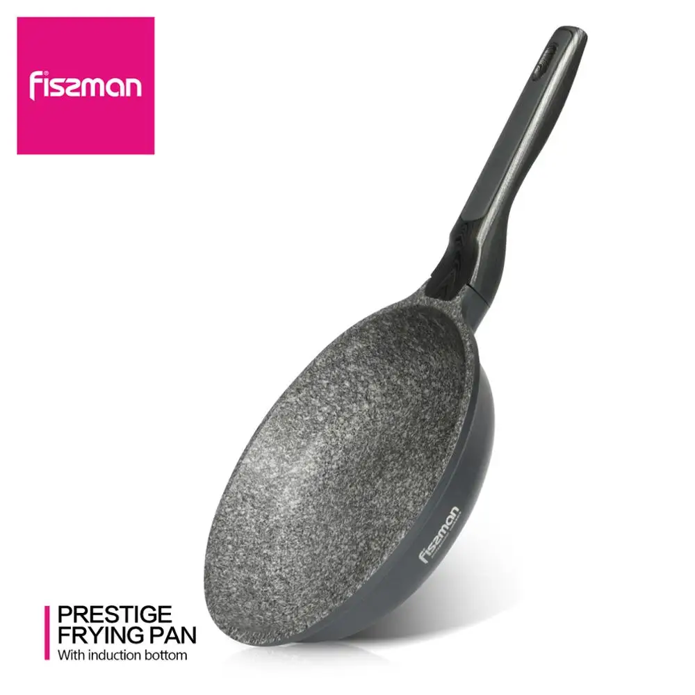 

FISSMAN Fry Pan with Greblon C3 Granite Non-stick Coating Aluminium Dot Induction Bottom Cooker Pan
