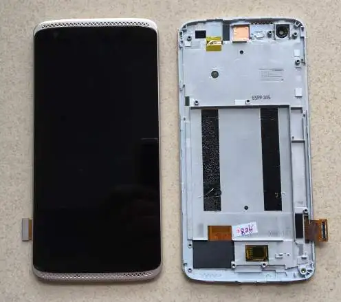 

5.2" AMOLED LCD and touch screen with frame FOR ZTE Axon mini B2015 Display with framd Touch Screen digiziter free shipping