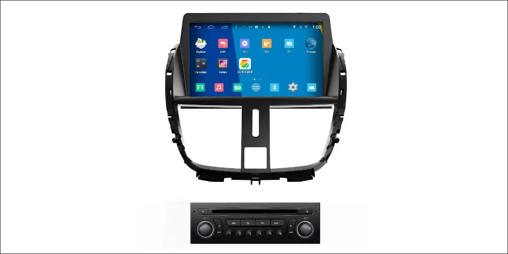 Best Liislee Car Android Multimedia For Peugeot 206 2010~2013 Radio CD DVD Player GPS Navi Map Navigation Audio Video Stereo System 13