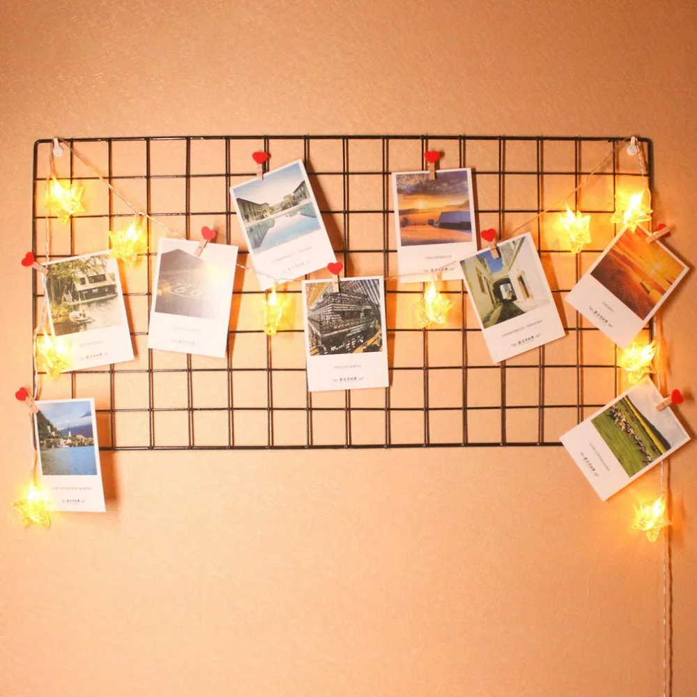 4m LED String Light with Photo Clip Holder 40 Fairy Lights Indoor Outdoor Decor for Home Party Wedding | Освещение