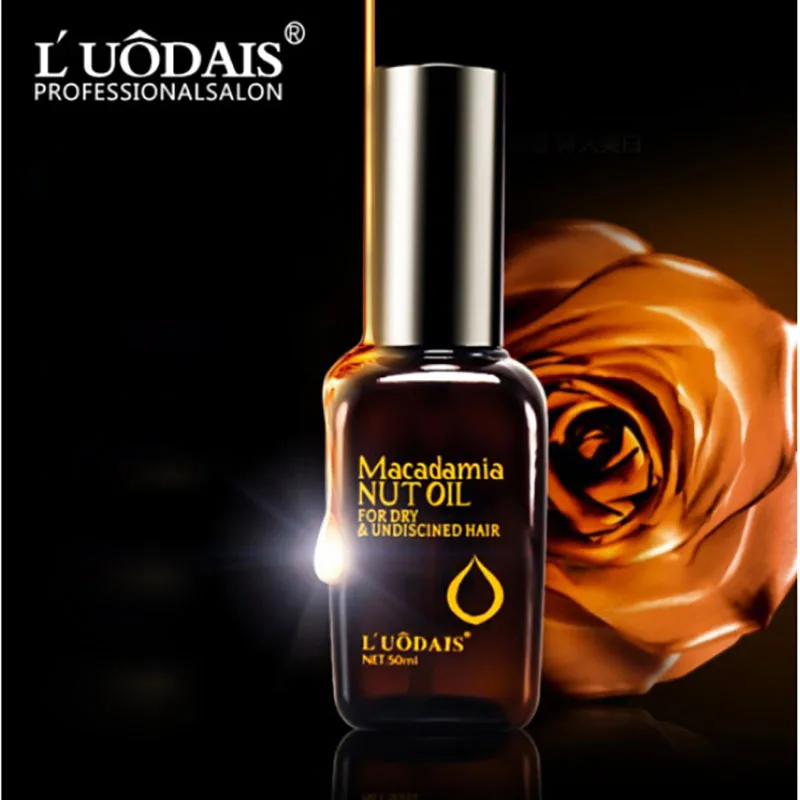 Сыворотка для ухода за волосами LUODAIS 100% чистое марокканское масло Аргана орехов