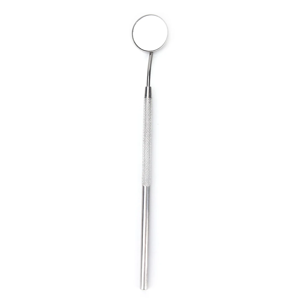 1Pc Dental Mirror Dentist Stainless Steel Handle Tool for Teeth Cleaning Inspectionin Teeth