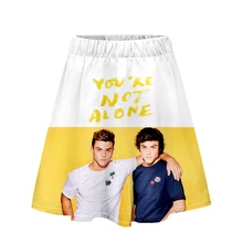 Доланские Близнецы Idol 3D Красивая Короткая юбка для девушки костюм короткая юбка костюм Повседневный стиль Западный модный Повседневный